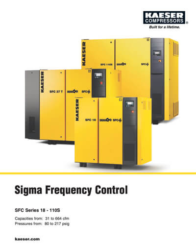 Kaeser Sigma Control Vitesse variable (30-664 CFM)